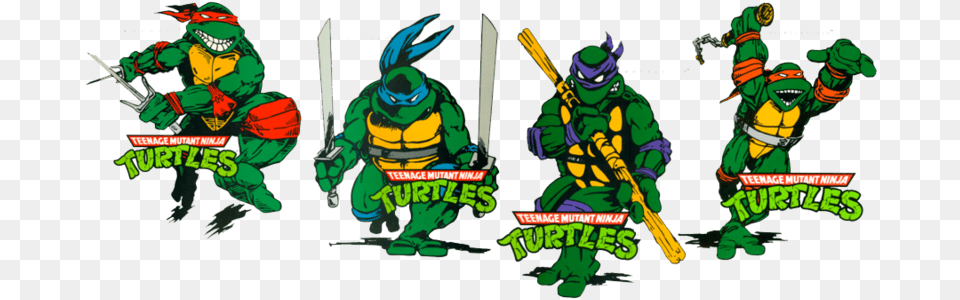 Ninja Turtles Image With Transparent Ninja Turtles Clipart, Book, Comics, Publication, Baby Free Png Download