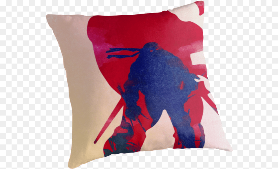 Ninja Turtles Face Cushion, Home Decor, Pillow, Baby, Person Png Image