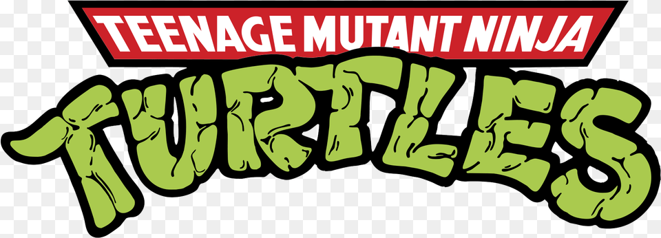 Ninja Turtles Logo, Green, Text Free Png