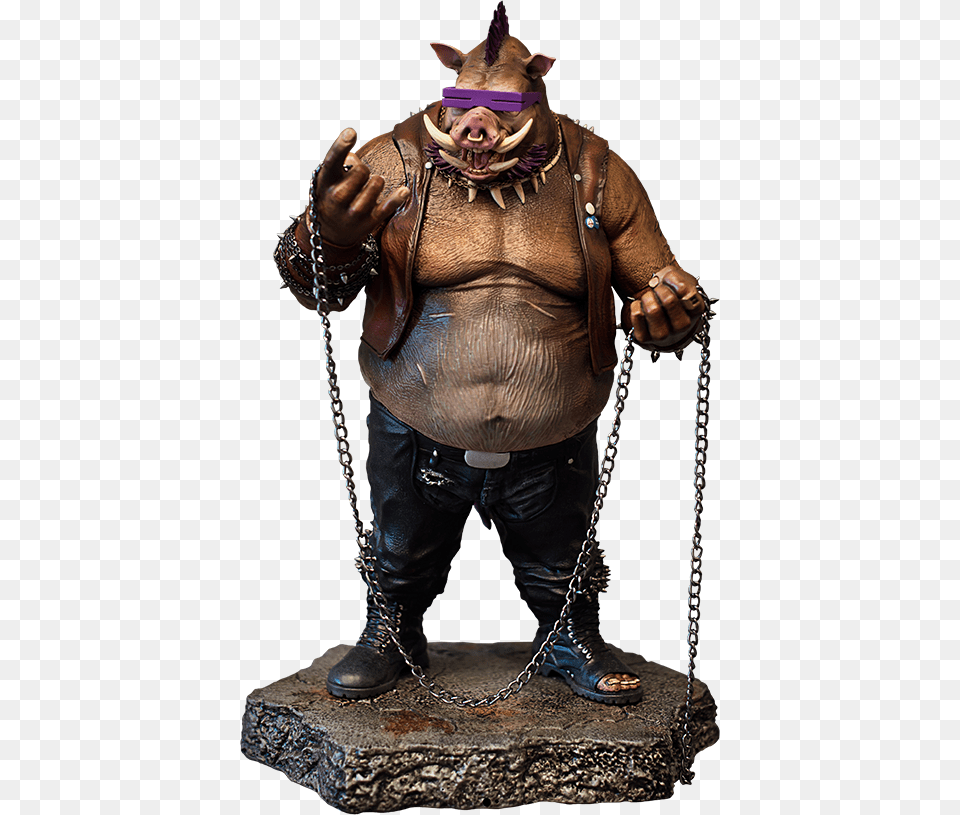 Ninja Turtles Statue, Adult, Male, Man, Person Free Png