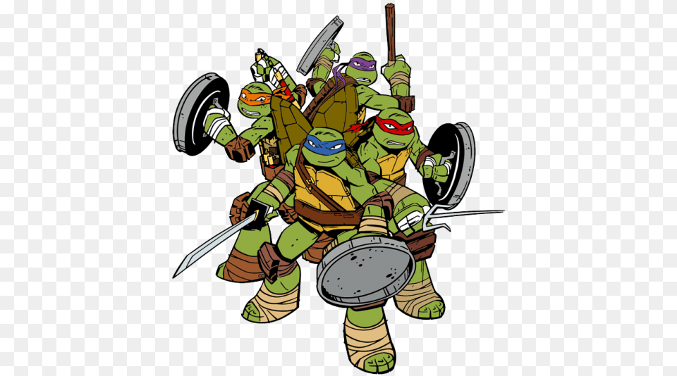 Ninja Tutles, Device, Grass, Lawn, Lawn Mower Free Png Download