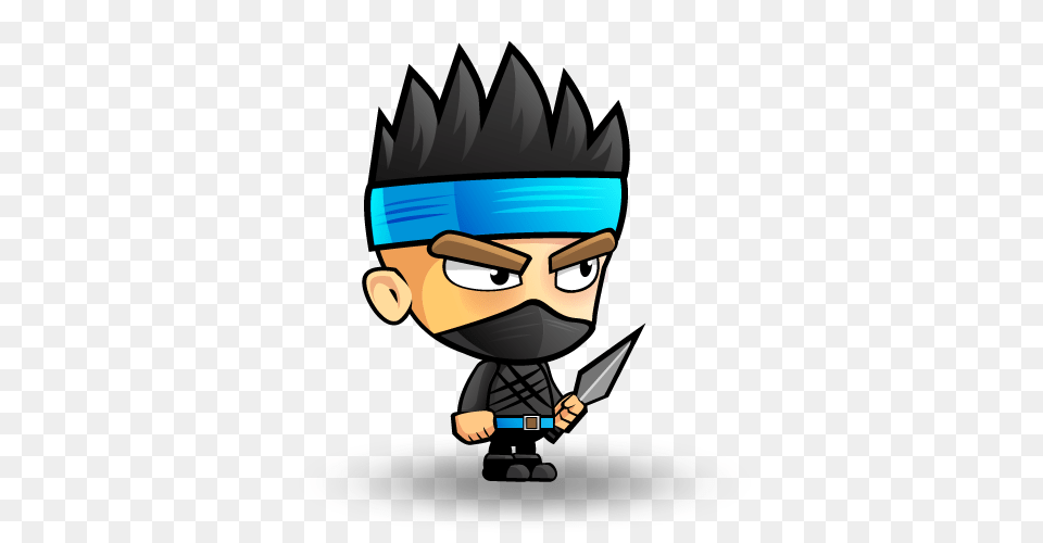 Ninja Warrior Character Set Game Art Partners, Book, Comics, Publication, Person Free Png