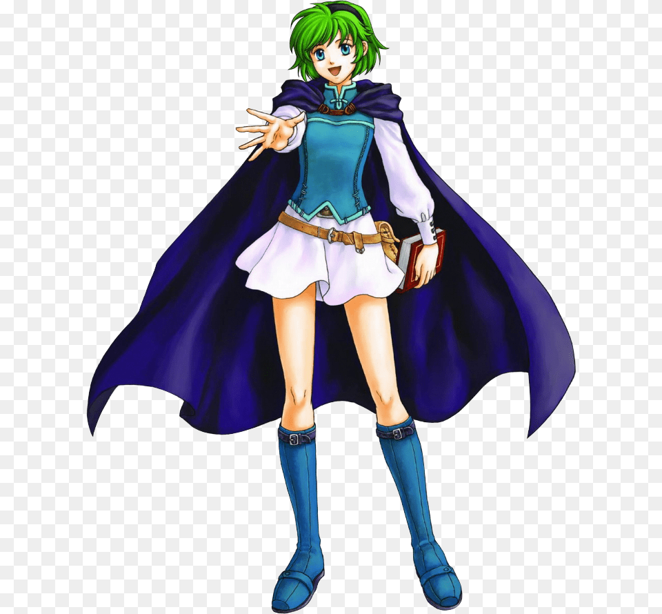 Nino Fire Emblem, Book, Cape, Clothing, Comics Free Png Download