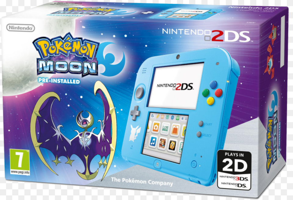 Nintendo 2d Pokemon Sun And Moon, Computer, Electronics, Mobile Phone, Phone Png Image