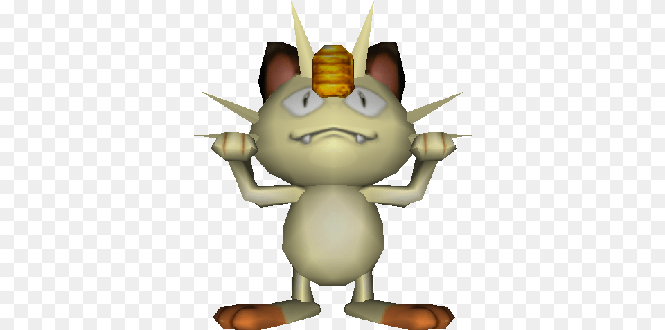 Nintendo 64 Pokmon Stadium 2 052 Meowth The Models Pokemon Stadium Meowth, Baby, Person Free Png Download