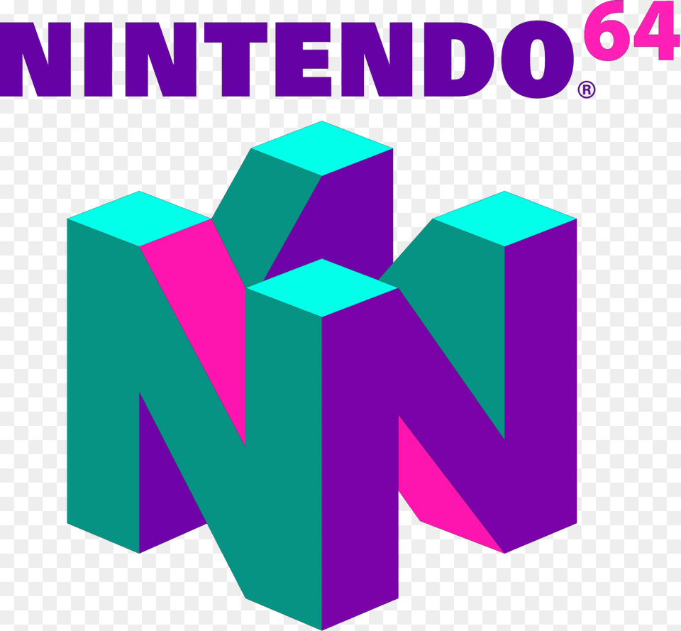 Nintendo 64 Vaporwave, Purple, Art, Graphics Free Png Download
