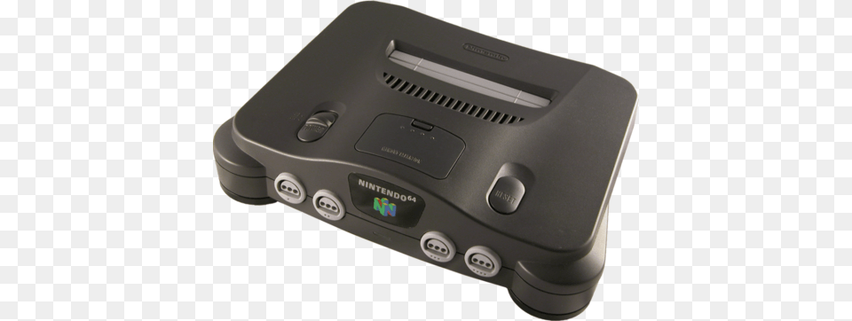 Nintendo 64 Video Game Console Nintendo, Electronics, Cd Player, Speaker Free Png