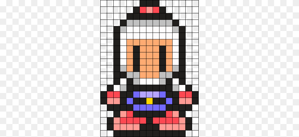 Nintendo Bomberman Perler Bead Pattern Bead Sprite Bomberman Perler Beads Png Image