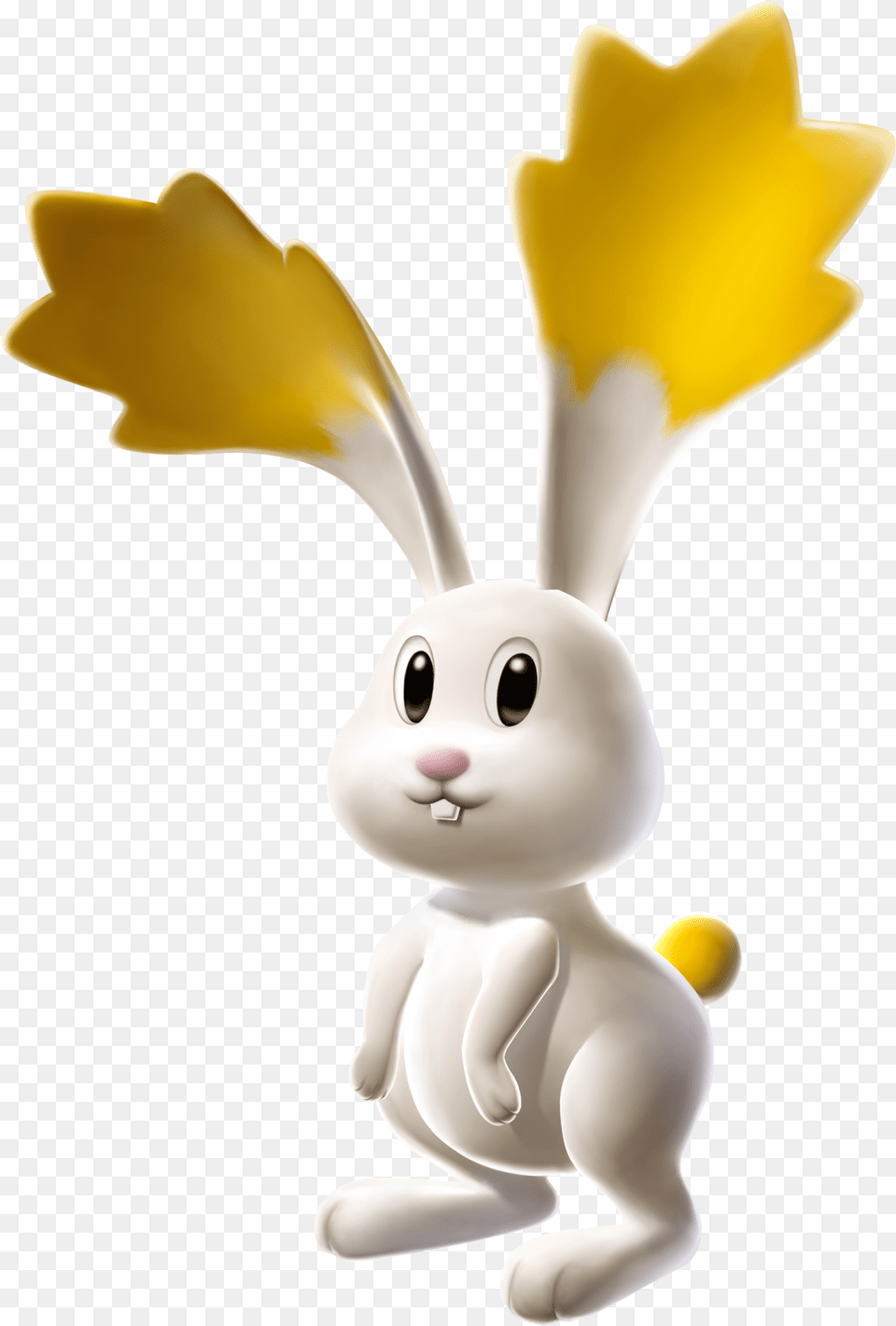 Nintendo Cafe U2014 Mips The Rabbit As Seen In Super Mario Super Mario Galaxy Star Bunny, Figurine, Animal, Mammal, Snowman Png