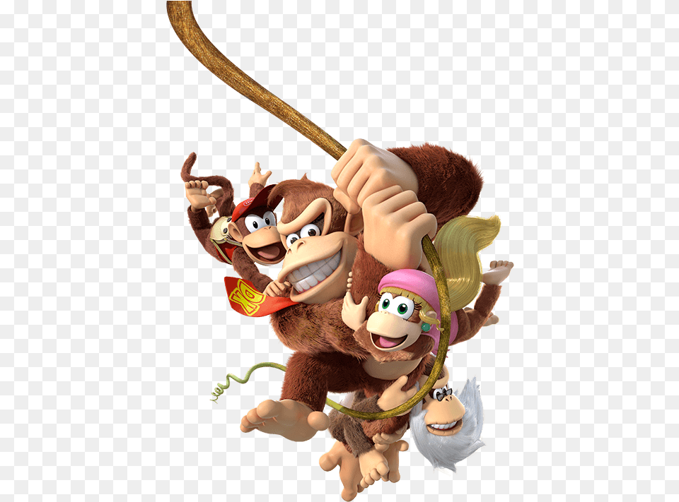 Nintendo Donkey Kong Country Tropical Wii U Donkey Kong Country Tropical Freeze, Teddy Bear, Toy, Cartoon Free Png