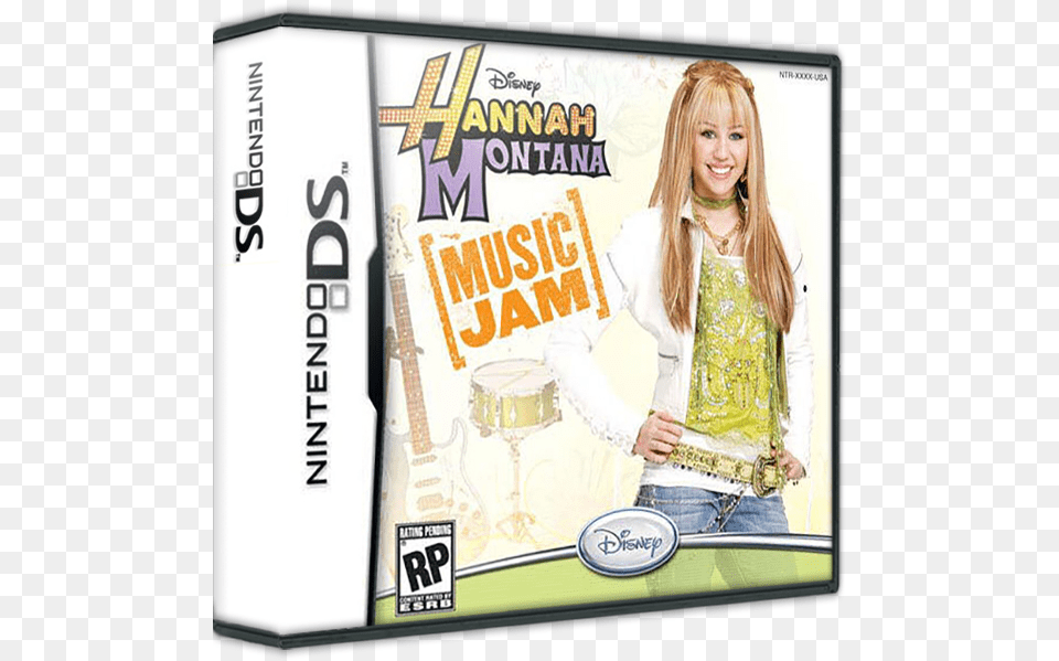 Nintendo Ds Cover Hannah Montana, Advertisement, Poster, Person, Publication Free Png