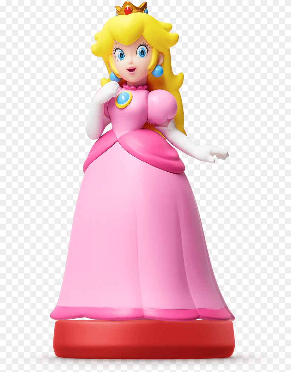 Nintendo Fanon Wiki Amiibo Peach Super Mario, Figurine, Doll, Toy, Face Png