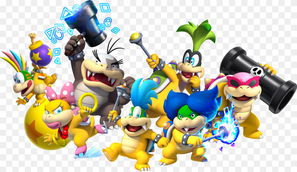 Nintendo Fanon Wiki Koopalings Mario, Baby, Person, Face, Head Png