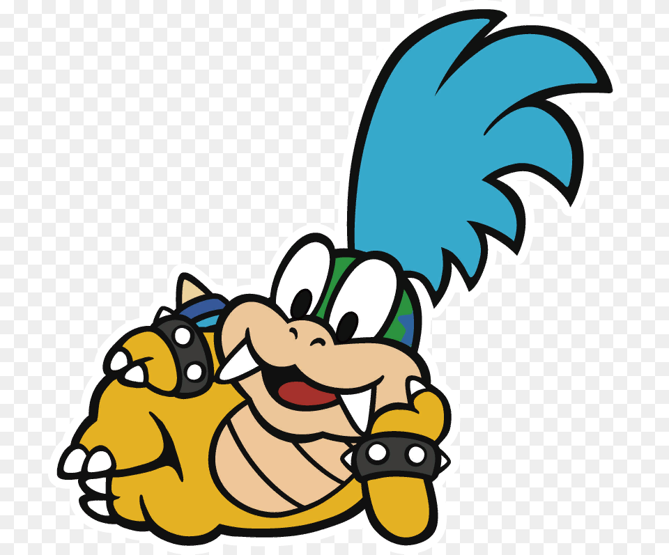 Nintendo Fanon Wiki Larry Koopa Paper Mario Color Splash, Cartoon, Dynamite, Weapon Free Png