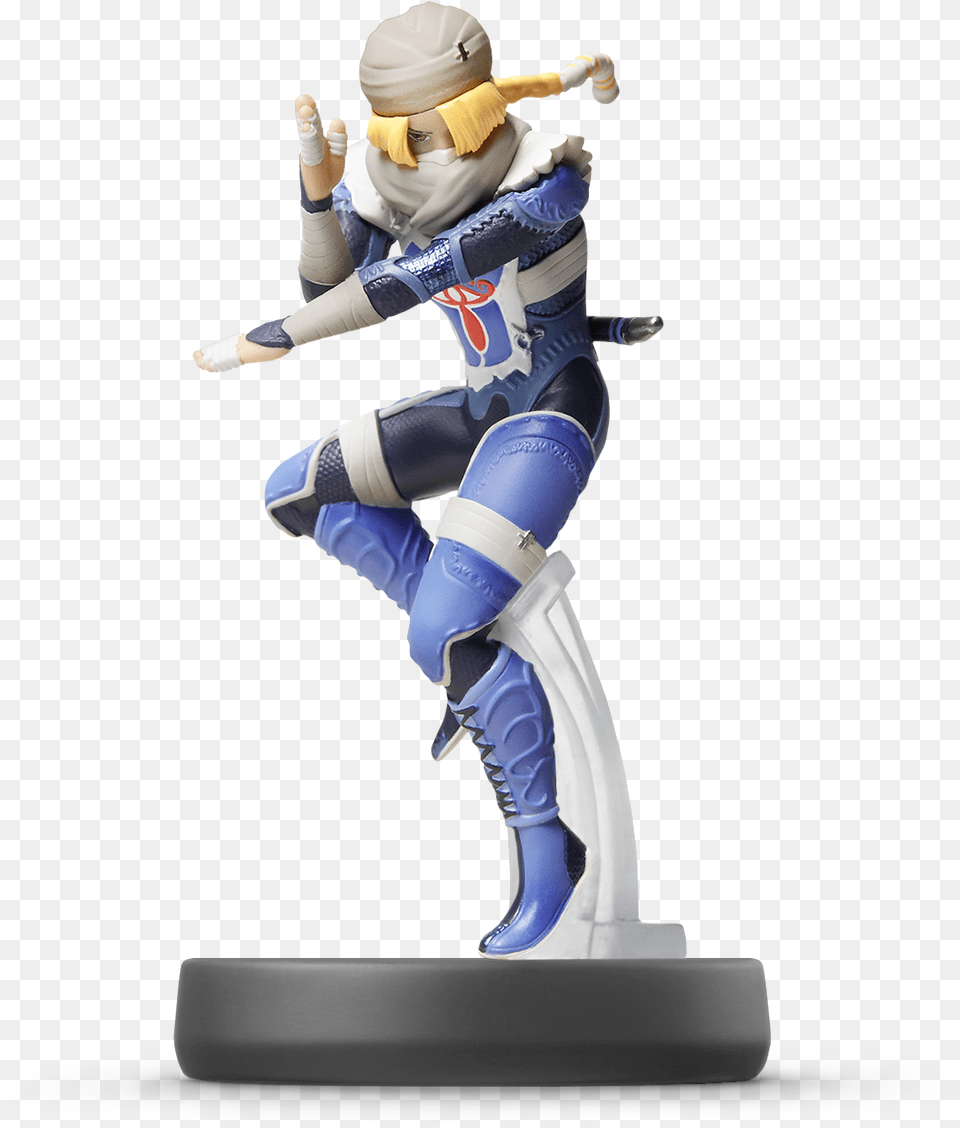 Nintendo Fanon Wiki Sheik Amiibo, Figurine, Person, Clothing, Footwear Free Png Download