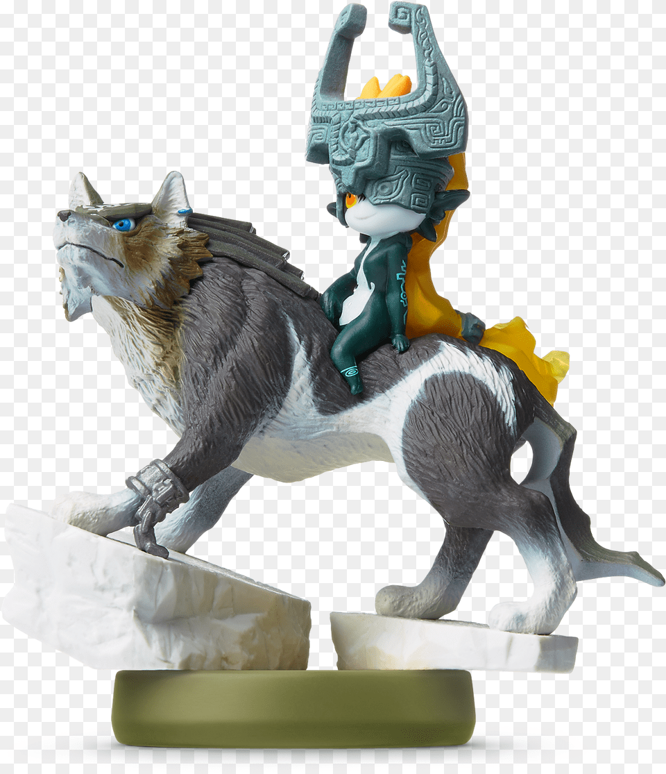 Nintendo Fanon Wiki Zelda Amiibo Wolf Link, Figurine, Person, Art, Animal Png Image