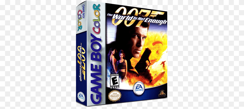 Nintendo Game Boy Color 3d Box Art Electronic Arts 007 The World Is Not Enough, Adult, Person, Woman, Female Free Transparent Png