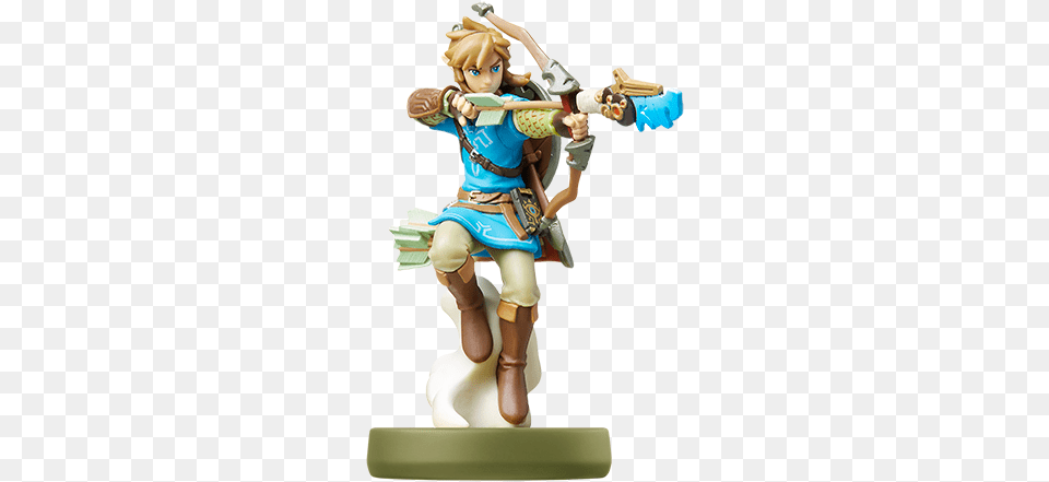 Nintendo Game Legend Of Zelda Breath Of The Wild Link Amiibo, Figurine, Adult, Female, Person Png
