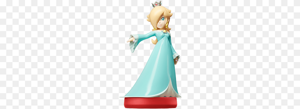 Nintendo Game Rosalina Amiibo Mario Series, Figurine, Person, Doll, Toy Free Transparent Png