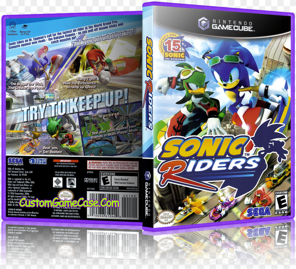 Nintendo Gamecube Gc Sonic Riders Wii Disc, Book, Comics, Publication, Baby Free Transparent Png