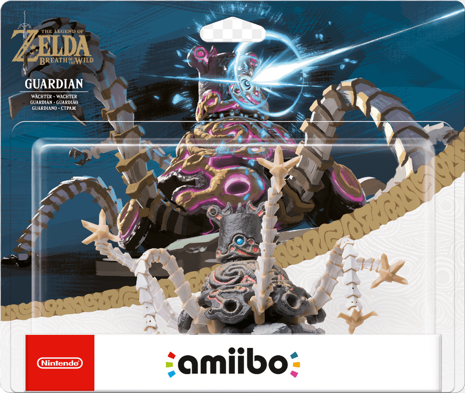 Nintendo Guardian Amiibo Amiibo Guardian Breath Of The Wild, Animal, Dinosaur, Reptile, Machine Free Png Download