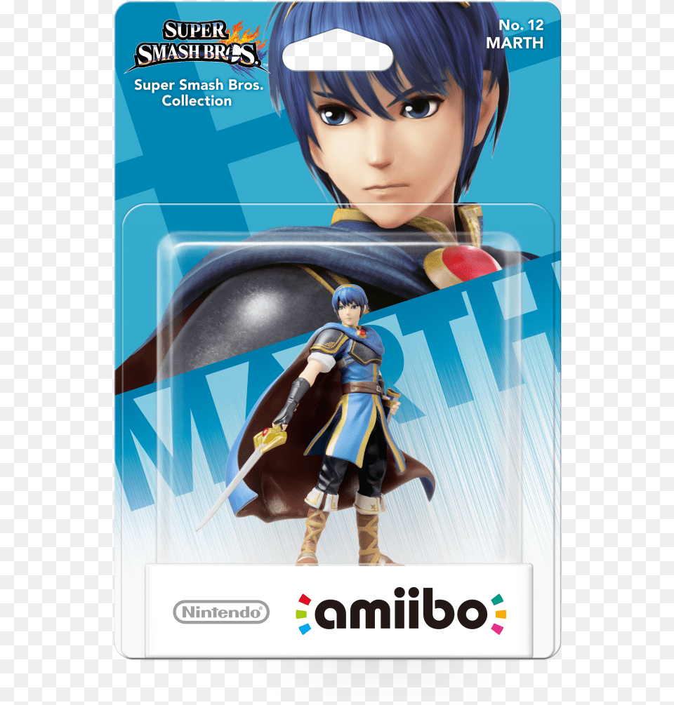 Nintendo Hal Kenkyuujo Game Freak Intelligent Systems Marth Amiibo, Book, Comics, Publication, Boy Png Image