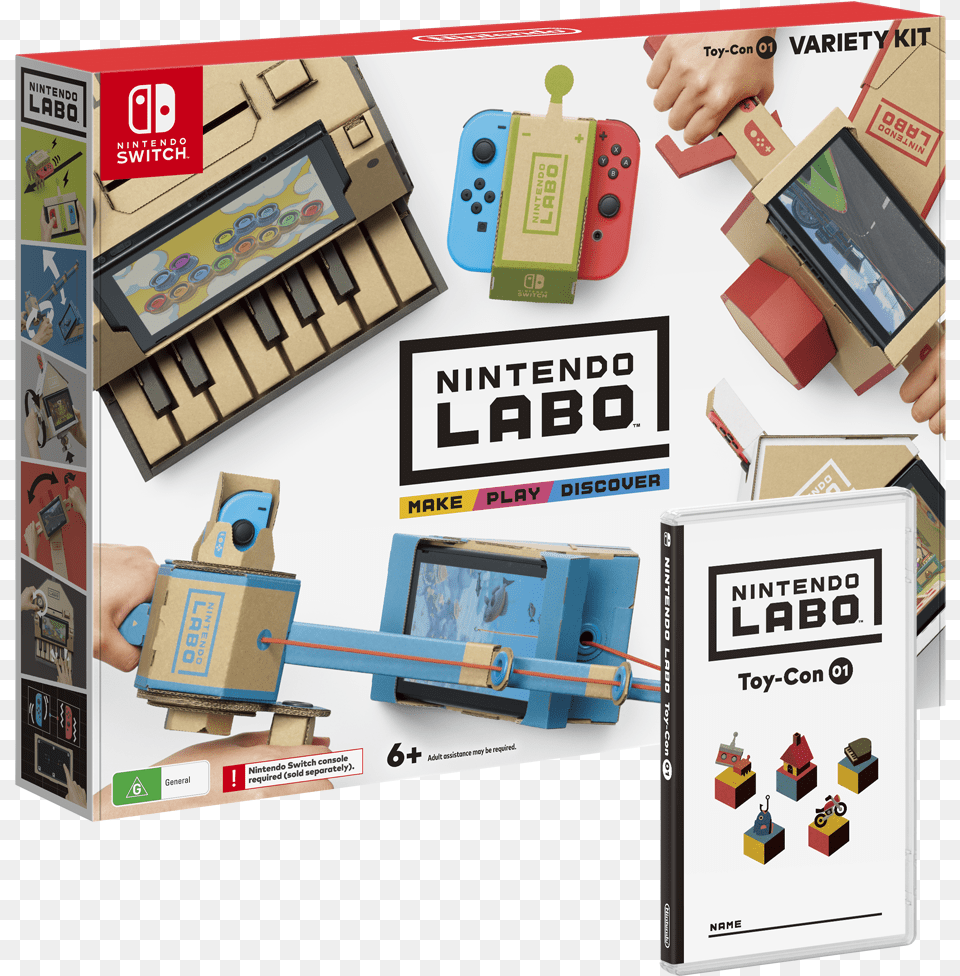 Nintendo Labo Variety Kit, Person, Advertisement Png Image