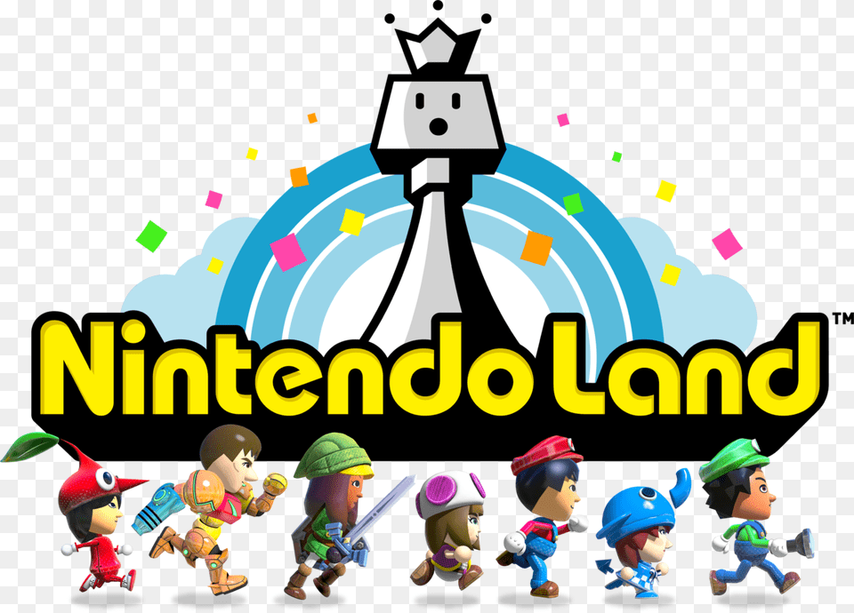 Nintendo Land Logo, Baby, Person, Toy, Face Png