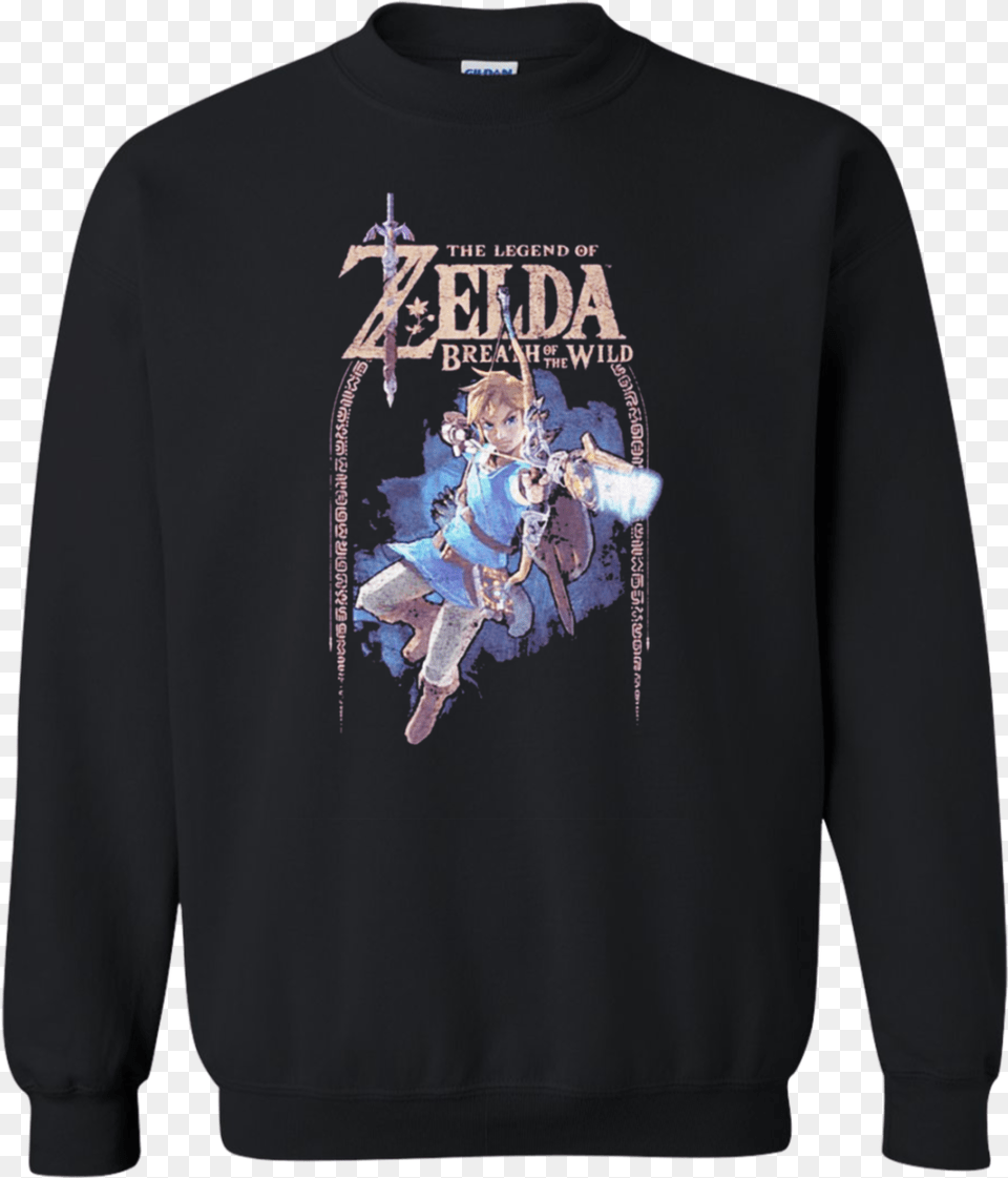 Nintendo Legend Of Zelda Breath Of The Wild Arch G180 T Shirt, Knitwear, Clothing, Sweatshirt, Sweater Png Image