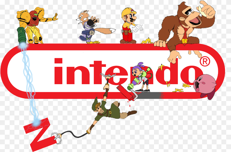 Nintendo Logo Nintendo Logo, Baby, Person, Book, Comics Png Image