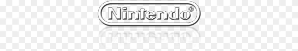 Nintendo Logo White Metal, Text, Scoreboard Png Image