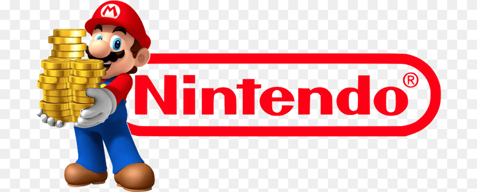 Nintendo Logo With Mario, Baby, Person, Game, Super Mario Free Transparent Png