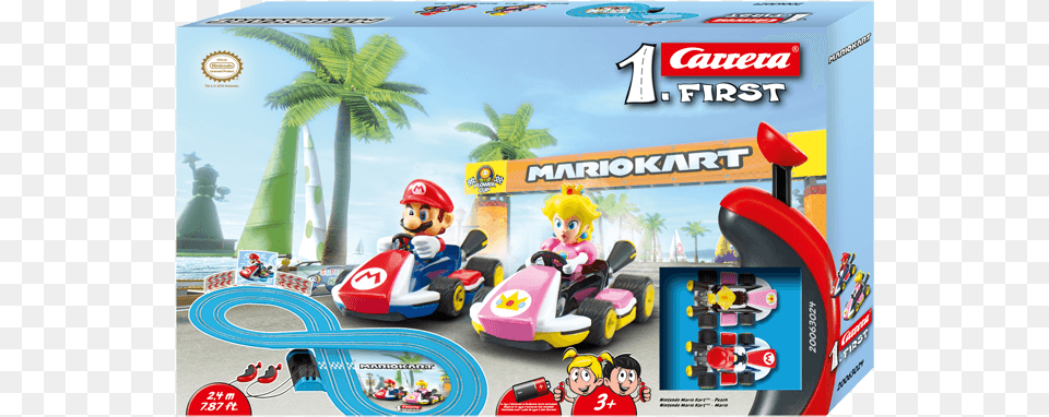 Nintendo Mario Kart First Mario Kart By Carrera, Water, Vehicle, Transportation, Device Png Image