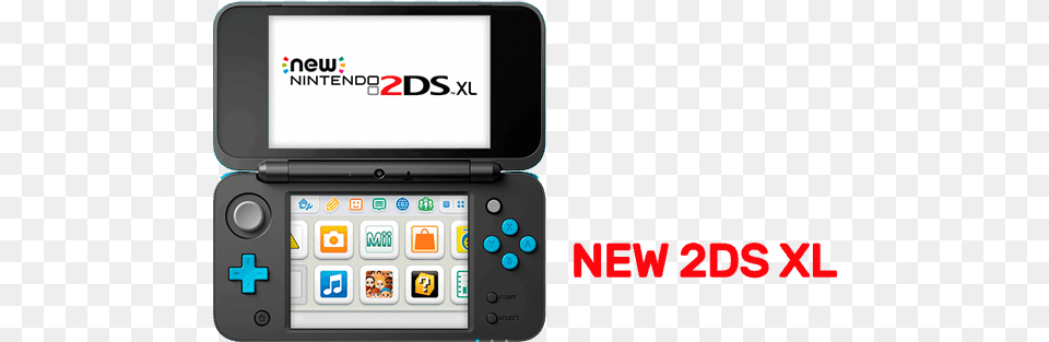 Nintendo New 2ds Xl Black, Electronics, Mobile Phone, Phone, Electrical Device Png