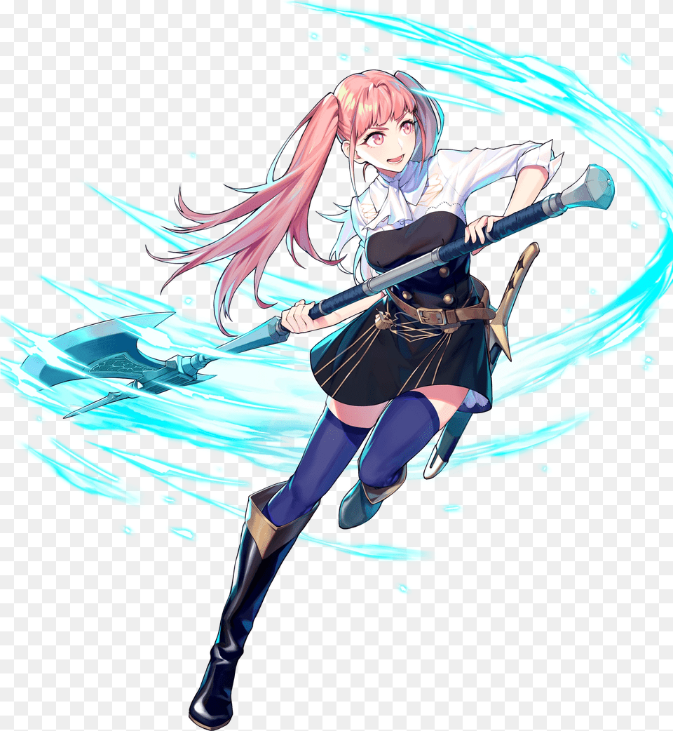 Nintendo Noy Fire Emblem Heroes Fire Emblem Three Houses Hilda Axe, Adult, Publication, Person, Female Free Png