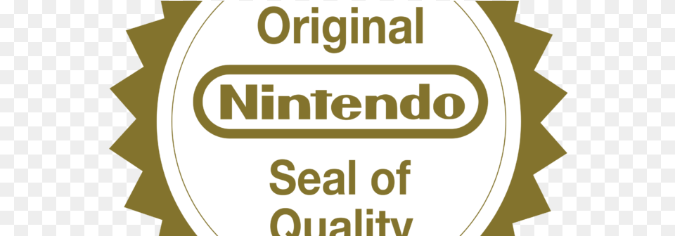 Nintendo O Nes Ou Famigerado Nintendinho Nintendo Seal Of Quality, Logo, Gold, Text Png Image