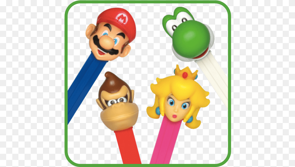 Nintendo Pez, Pez Dispenser, Baby, Face, Head Png Image