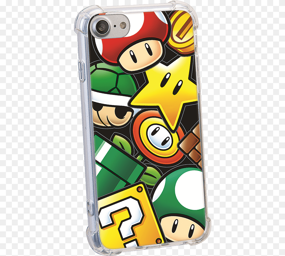 Nintendo Protective Iphone Case Super Mario Icons Cartoon, Electronics, Mobile Phone, Phone Free Png