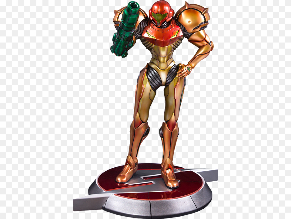 Nintendo Samus Varia Suit Statue, Adult, Female, Person, Woman Free Png
