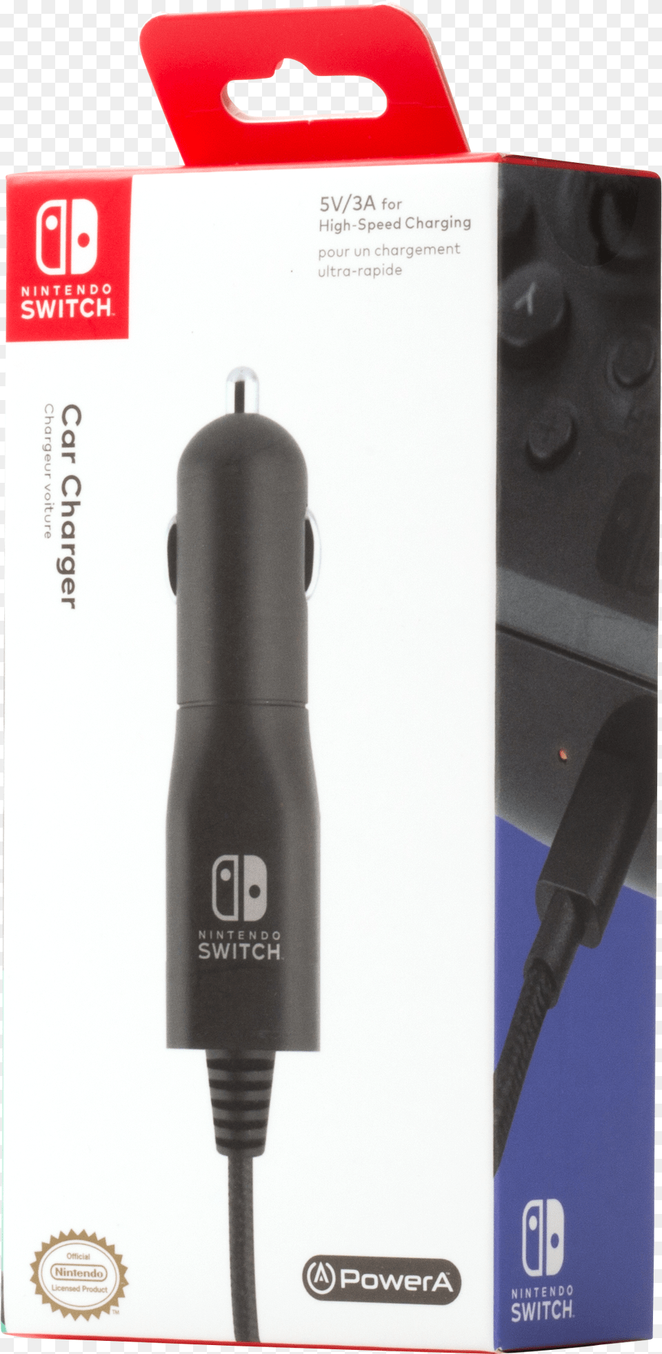 Nintendo Switch Car Charger, Adapter, Electronics, Plug Free Transparent Png