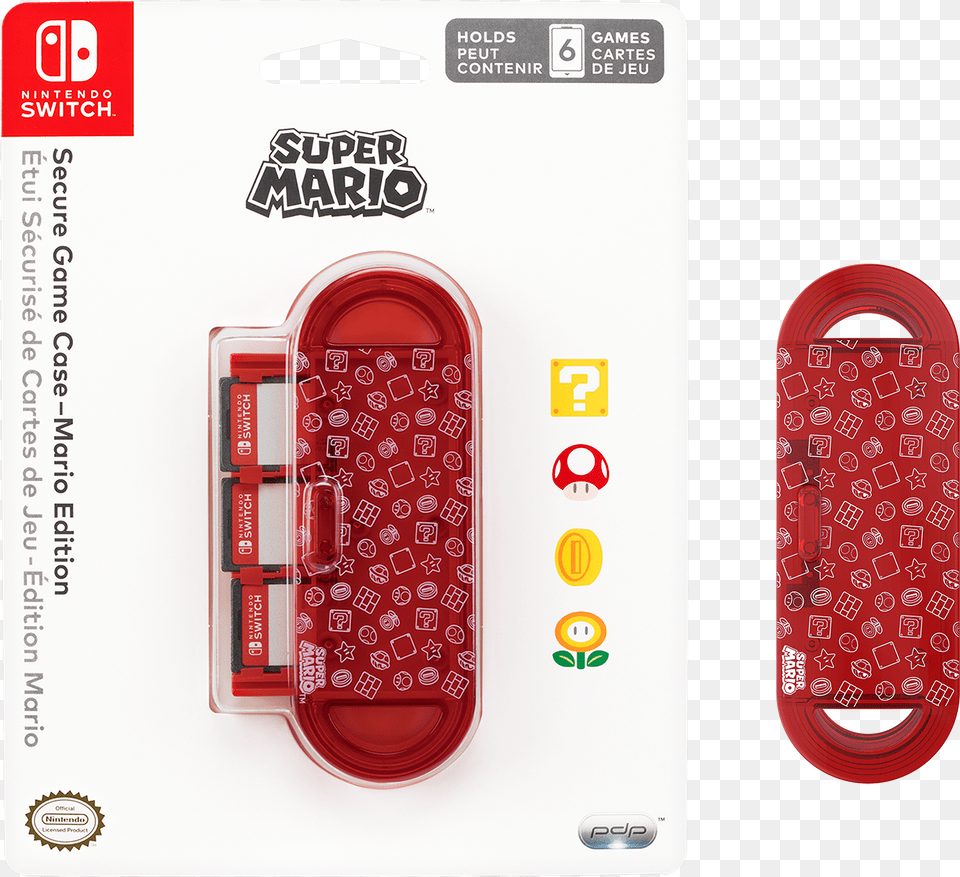 Nintendo Switch Game Case Mario Edition, Pencil Box Free Transparent Png