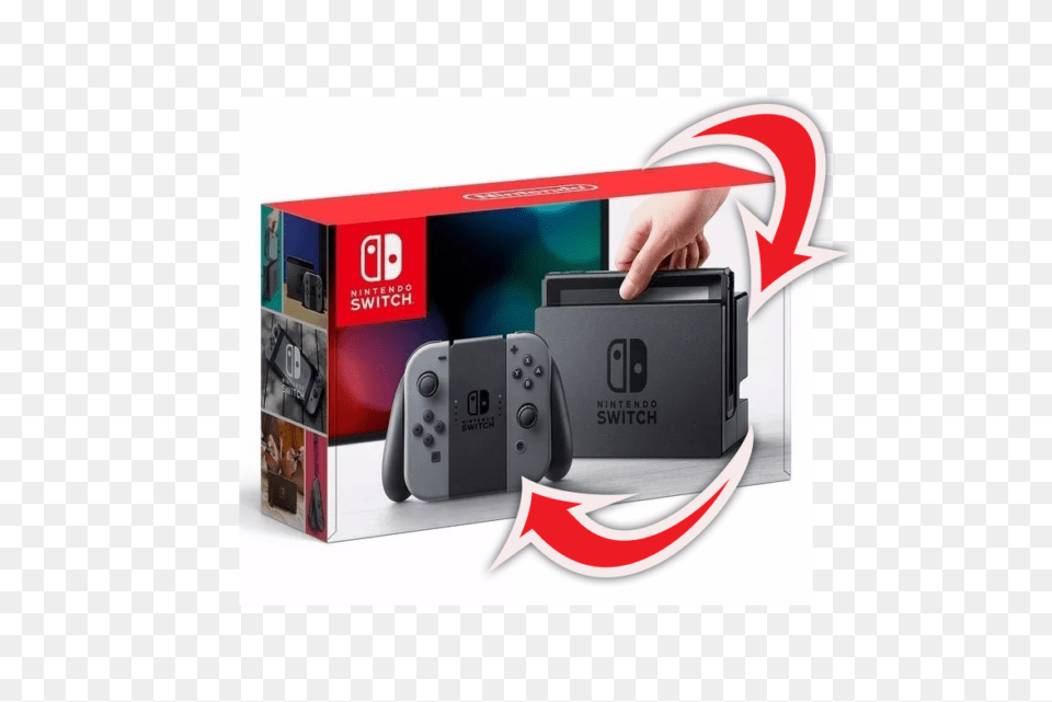 Nintendo Switch Gray Video Games Gallery, Computer Hardware, Electronics, Hardware, Mailbox Free Png