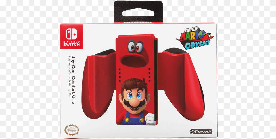 Nintendo Switch Joy Con Comfort Grip Mario Odyssey, Baby, Person Png Image