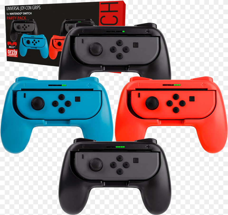 Nintendo Switch Joy Con Grips Party Pack Nintendo Switch Joy Con Grip, Electronics, Joystick Free Png