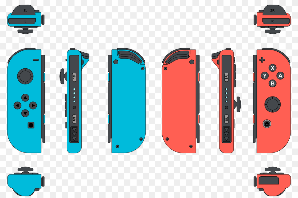 Nintendo Switch Joy Con Illustration, Electronics, Mobile Phone, Phone Free Png