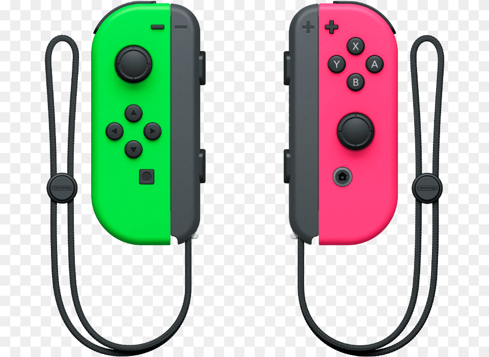 Nintendo Switch Joy Con Joy Con Green Pink, Electronics, Mobile Phone, Phone, Remote Control Free Png Download