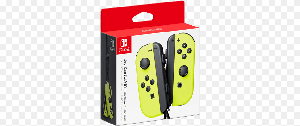 Nintendo Switch Joycon Dual Pack Neon Yellow Nintendo Switch Joy Con, Electronics, Remote Control, Mobile Phone, Phone Png Image