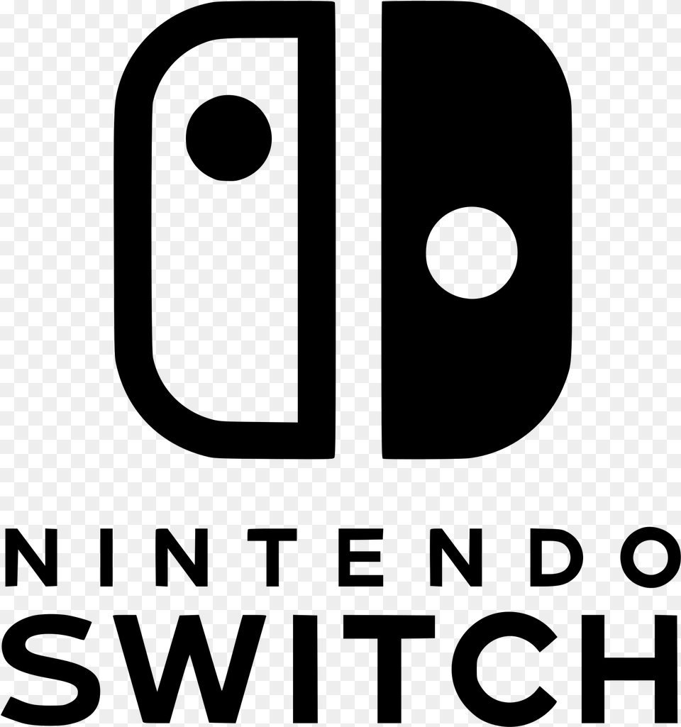 Nintendo Switch Logo Svg, Gray Free Png Download