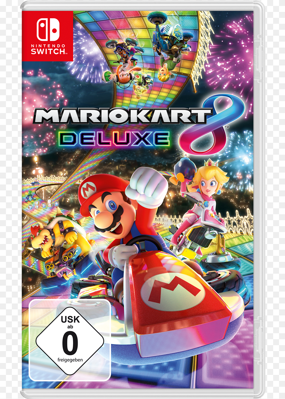 Nintendo Switch Mario Kart 8 Deluxe, Baby, Person, Face, Head Png Image