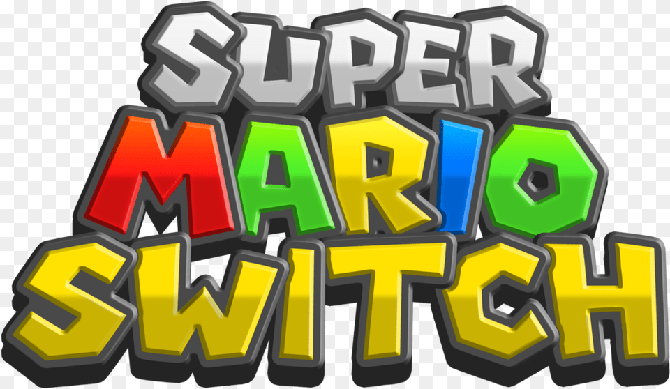 Nintendo Switch New Super Mario, Bulldozer, Machine, Art, Text Png
